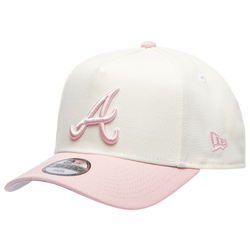 Youth - New Era Braves 9FORTY A-Frame Cap - Chrome/Black