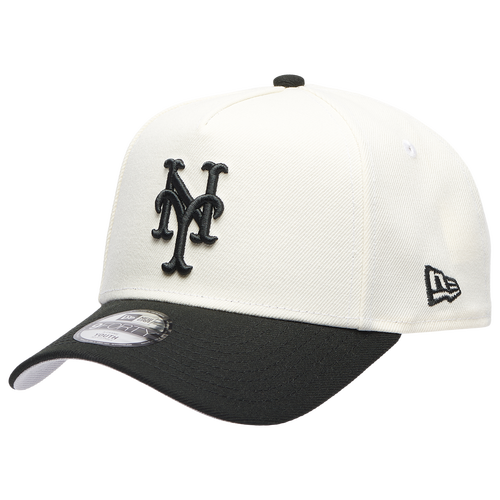 Youth New Era Mets 9FORTY A-Frame 69 World Series Cap - Youth Chrome/Black