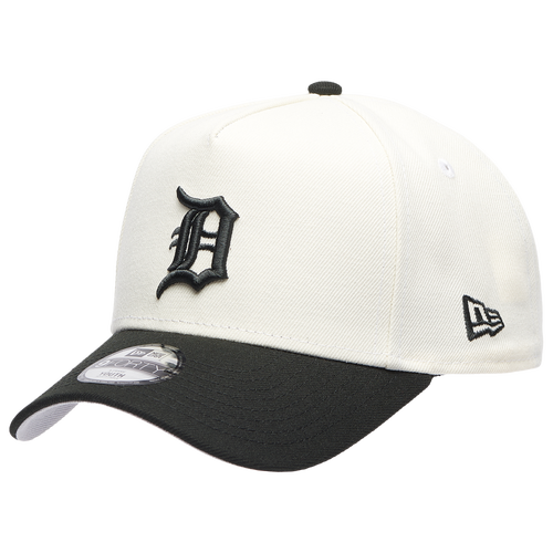 Youth New Era Tigers 9FORTY A-Frame OO Cap - Youth Chrome/Black