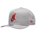 New Era Indians 9FIFTY A-Frame Curve 95 Champ Cap - New Era Grey