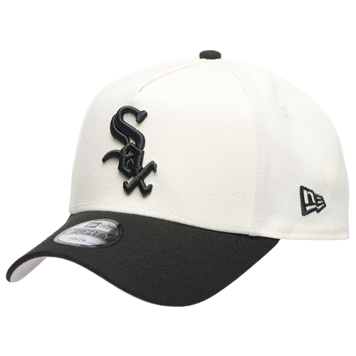 Youth New Era White Sox 9FORTY A-Frame 05 World Series Cap - Youth Chrome/Black