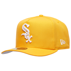 Men's - New Era White Sox 9FIFTY A-Frame Curve 05 WS Cap - Gold