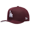 New Era Dodgers 9FIFTY A-Frame Curve 40th Cap - New Era Maroon