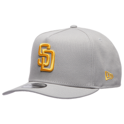 Men's - New Era Padres 9FIFTY A-Frame Curve PET Cap - Grey