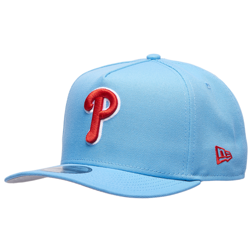  - New Era Phillies 9FIFTY A-Frame Curve 100 Years Cap - Sky Blue