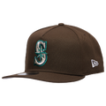 New Era Mariners 9FIFTY A-Frame Curve 40 Cap - New Era Walnut
