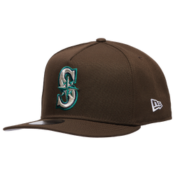 Men's - New Era Mariners 9FIFTY A-Frame Curve 40 Cap - Walnut
