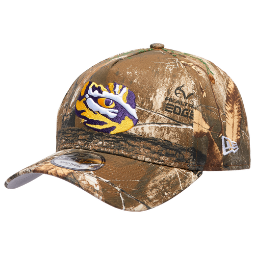 New Era Womens LSU Tigers 9FORTY A-Frame Realtree Cap - Adult - Multi