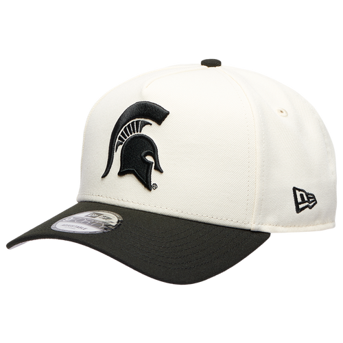 New Era Womens Michigan State Spartans 9FORTY A-Frame Chrome Cap - Adult - Black / Chrome