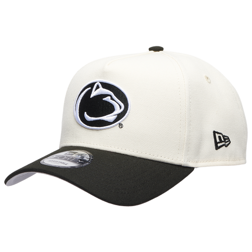 New Era Womens Penn State Nittany Lions 9FORTY A-Frame Chrome Cap - Adult - Black / Chrome