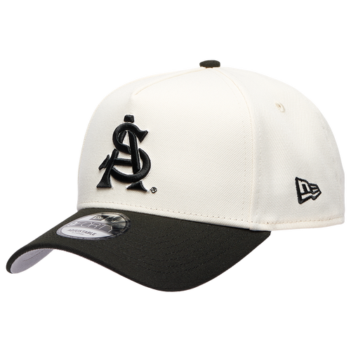 New Era Womens Arizona State Sun Devils 9FORTY A-Frame Chrome Cap - Adult - Black / Chrome