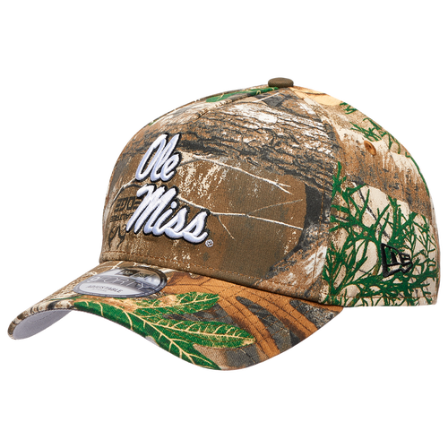New Era Womens Mississippi Rebels 9FORTY A-Frame Realtree Cap - Adult - Multi