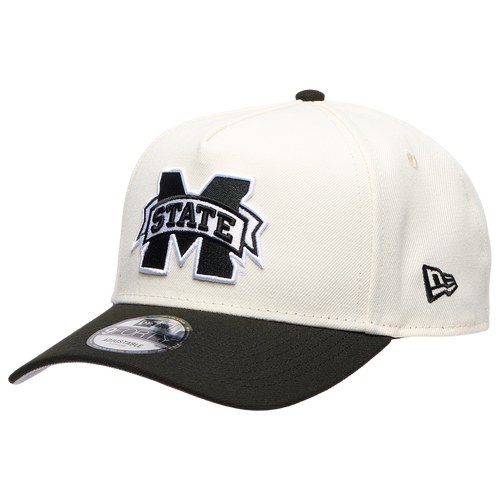 New Era Womens Mississippi State Bulldogs 9FORTY A-Frame Chrome Cap - Adult - Black / Chrome