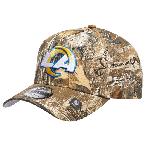 New Era Womens Los Angeles Rams NFL 940 A-Frame RealTree Cap - Adult - Multi