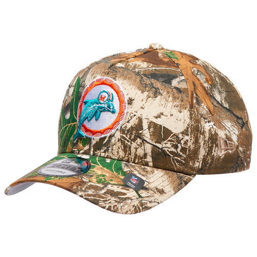 New Era Womens Miami Dolphins NFL 940 A-Frame RealTree Cap - Adult - Multi