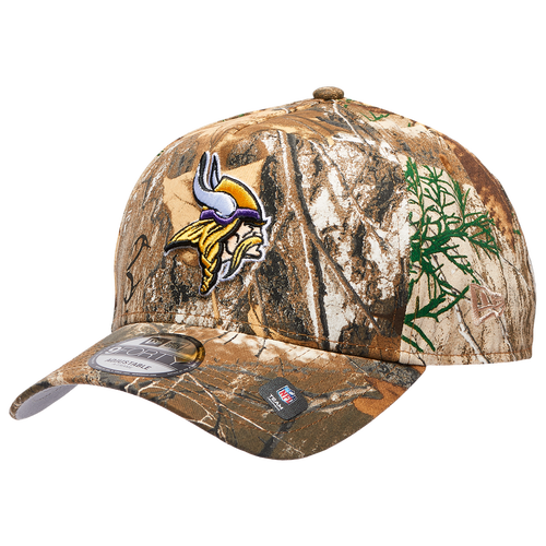 New Era Womens Minnesota Vikings NFL 940 A-Frame RealTree Cap - Adult - Multi