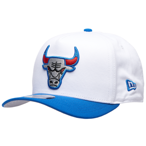 New Era Bulls 950 A Frame Curve 30th Anniversary Cap - New Era White/Azul