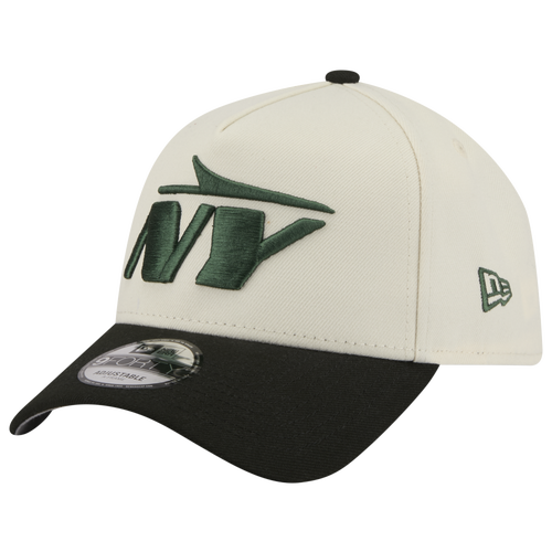 New Era Womens New York Jets NFL 9FORTY A-Frame Cap - Adult - Chrome / Green