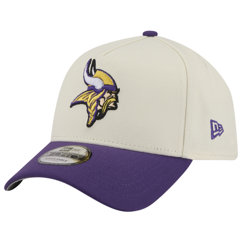 New Era Womens Minnesota Vikings NFL 9FORTY A-Frame Cap - Adult - Purple / Chrome