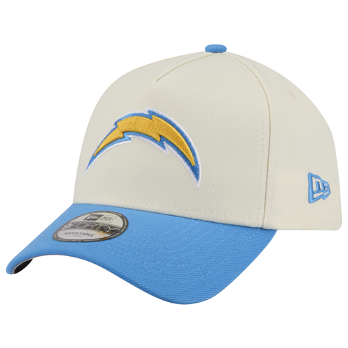 New Era Womens Los Angeles Chargers NFL 9FORTY A-Frame Cap - Adult - Chrome / Blue