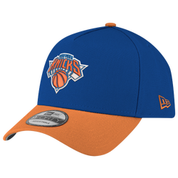 Adult - New Era Knicks 940 A-Frame Champs SP Cap - Blue/Orange