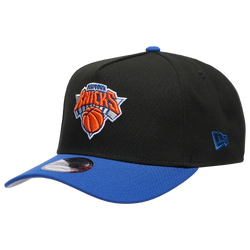 Adult - New Era Knicks 9FORTY A-Frame Cap - Black/Blue