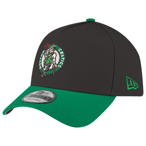 New Era Womens Boston Celtics Celtics 9FORTY A-Frame Cap - Adult - Green / Black
