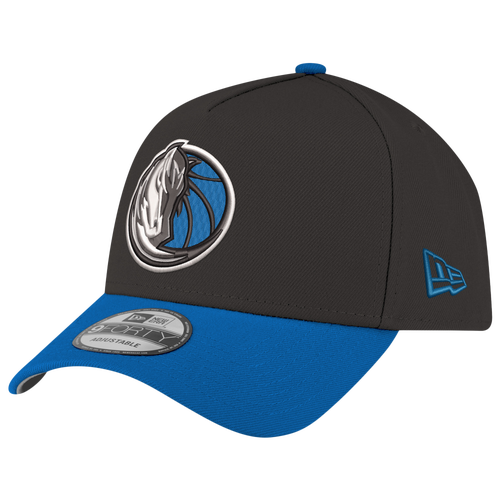 New Era Womens Dallas Mavericks Mavericks 9FORTY A-Frame Cap - Adult - Black / Blue