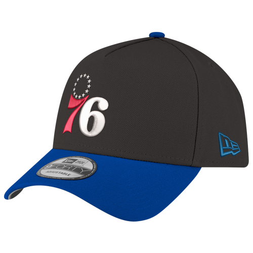 New Era Womens Philadelphia 76ers 76ers 9FORTY A-Frame Cap - Adult - Blue / Black