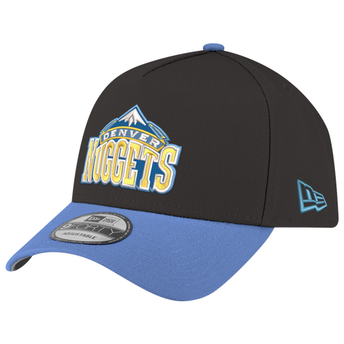 New Era Womens Denver Nuggets Nuggets 9FORTY A-Frame Cap - Adult - Black / Blue