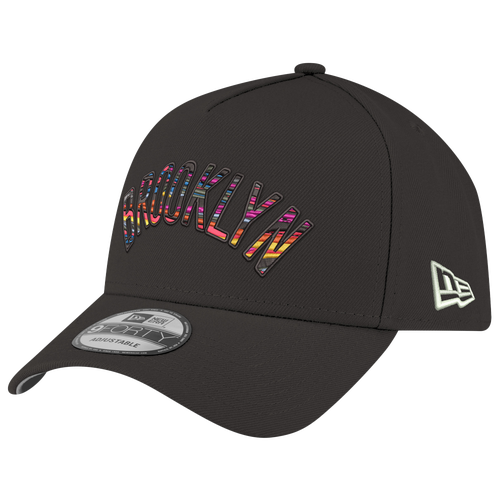 New Era Womens Brooklyn Nets Nets 9FORTY A-Frame Cap - Adult - Black
