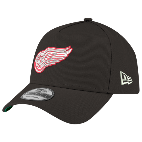 New Era Womens Red Wings 9FORTY A-Frame Cord Cap - Adult - Black