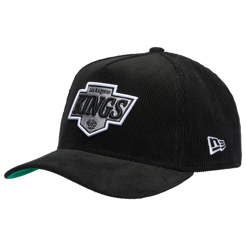 New Era Womens Los Angeles Kings Kings 9FORTY A-Frame Cord Cap - Adult - Black