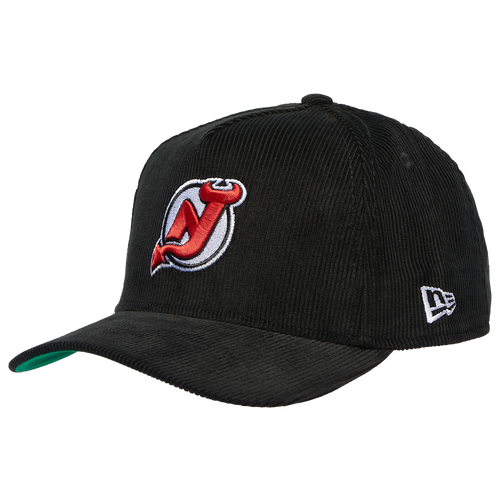 New Era Womens New Jersey Devils Devils 9FORTY A-Frame Cord Cap - Adult - Black