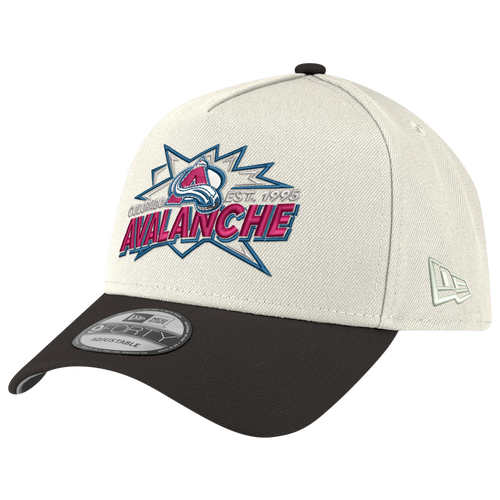 New Era Womens Colorado Avalanche Avalanche 9FORTY A-Frame Top Shelf Cap - Adult - Chrome / Black