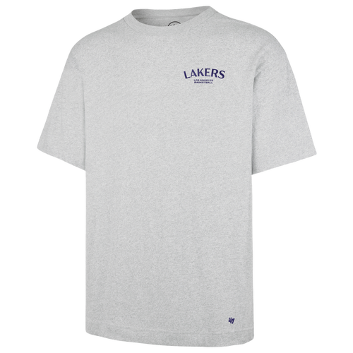 47 Brand Mens Los Angeles Lakers Lakers Constantine Foundation T-Shirt - - Quartz Grey