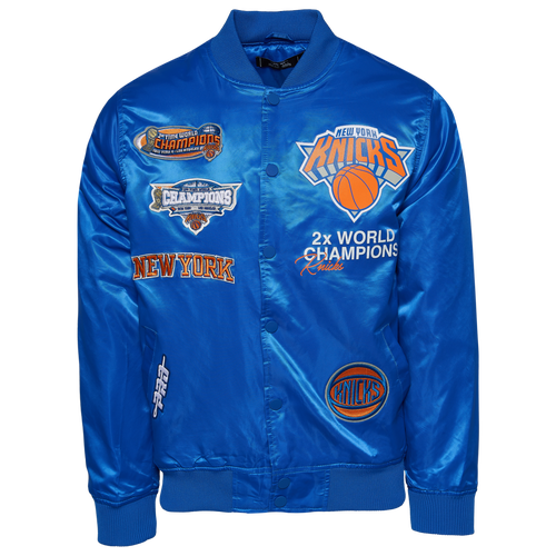 

Pro Standard Mens New York Knicks Pro Standard Knicks Champ Jacket - Mens Blue/Blue Size M