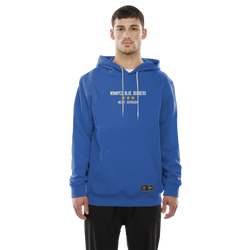 Men's - New Era Ne Cfl Win Otc Hoody  - Blue/Tan  Beige