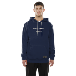 Men's - New Era Ne Cfl Mtl Otc Hoody  - Navy/Tan  Beige