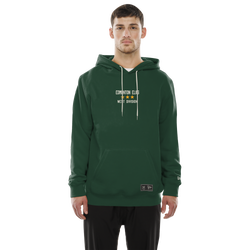 Men's - New Era Ne Cfl Edm Otc Hoody  - Green/Tan  Beige
