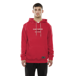 Men's - New Era Ne Cfl Cgy Otc Hoody  - Red/Tan  Beige