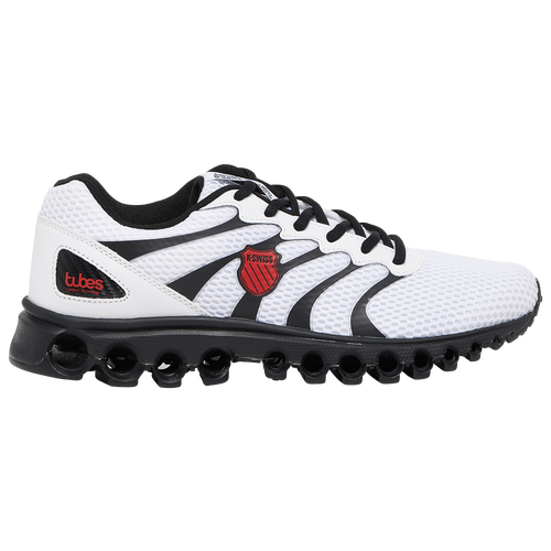 

K-Swiss Mens K-Swiss Tubes - Mens Running Shoes White/Red/Black Size 7.0