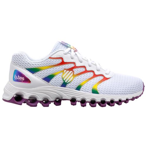 

K-Swiss Girls K-Swiss Tube Comfort 200 - Girls' Grade School Running Shoes White/Multi Size 05.0