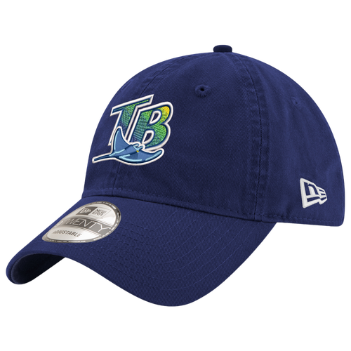 New Era Womens Tampa Bay Rays Rays Road Logo 9TWENTY Cap - Adult - Navy