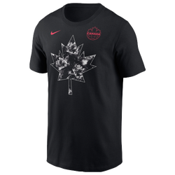 Men's - Nike Canada Short Sleeve T-Shirt  - Black/White