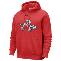 Men's - Nike Raptors City Edition Pullover Hoodie  - Black/Red