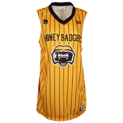 Men's - New Era Brampton Honey Badgers Home Jersey  - Black/Yellow