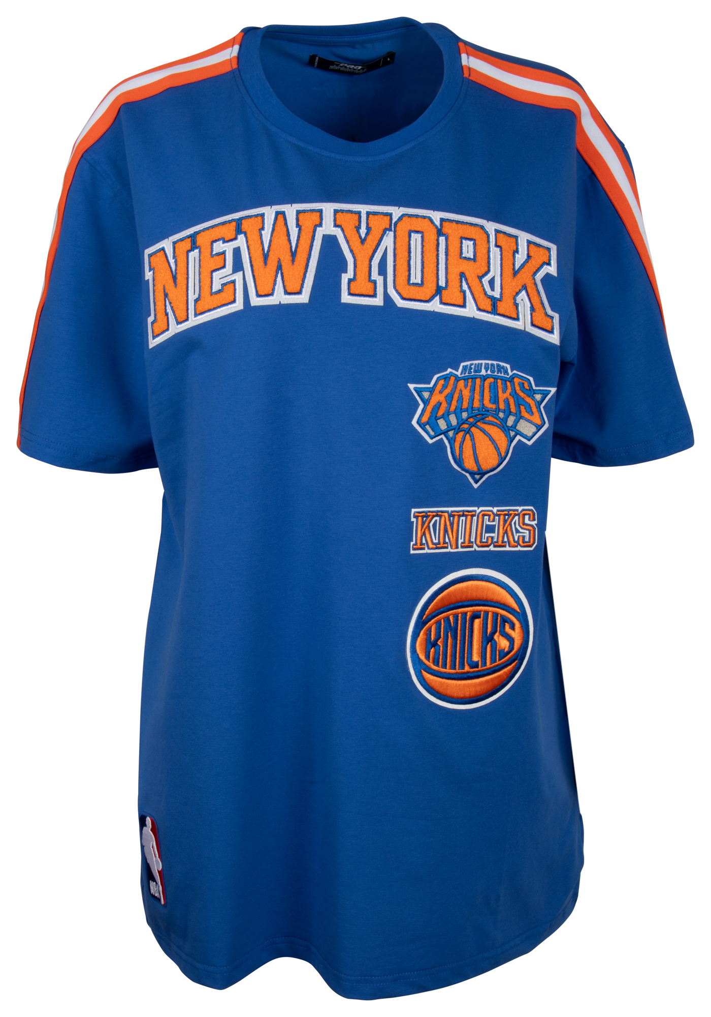 Men's Fanatics Branded Blue/Orange New York Knicks Big & Tall Bold Attack  Pullover Hoodie 