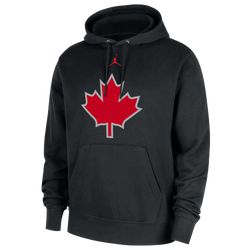 Men's - Jordan Raptors Club Hoodie  - Black/Red