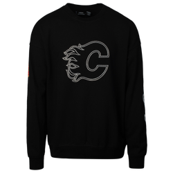 Men's - Pro Standard NHL Calgary Flames Script Crew - White/Black